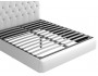 Мягкая двуспальная кровать "Амели" 1400 капучино  с распродажа