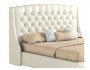 Мягкая кровать "Стефани" 1400 белая с подъемным механи купить