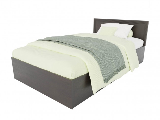 Кровать Адель 1200 с багетом и ортопедическим матрасом АСТРА фото