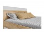 Кровать "Диана" 1400 (дуб золотой) с матрасом ГОСТ недорого