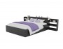 Кровать Доминика с блоком 160 (Венге) недорого
