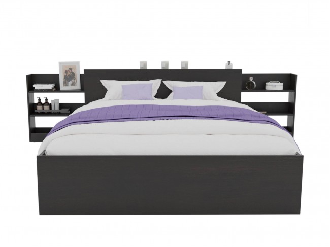 Кровать Доминика с блоком 180 (Венге) с матрасом ГОСТ фото