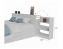 Кровать Доминика с блоком 180 (Белый) с матрасом PROMO B COCOS распродажа