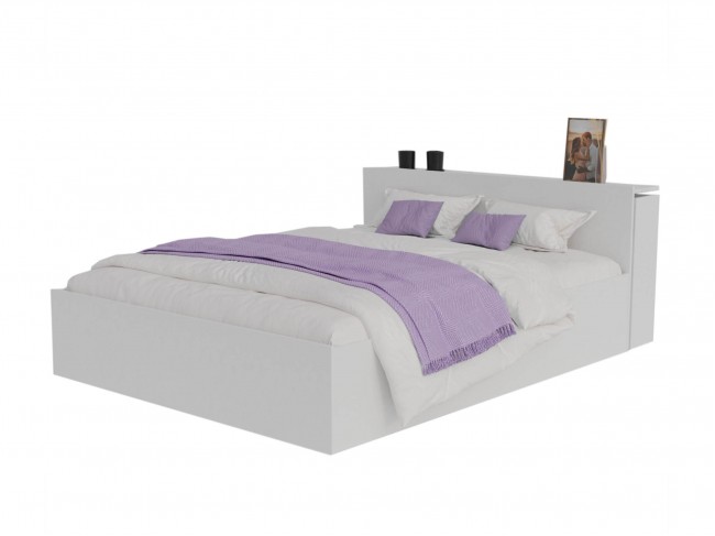 Кровать Доминика с блоком 140 (Белый) фото