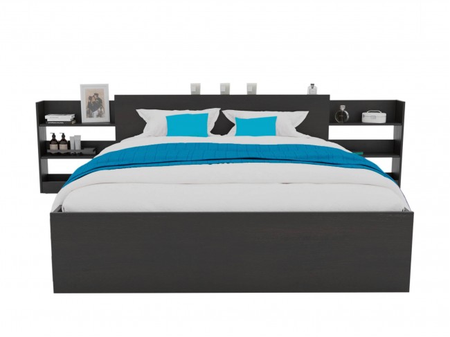 Кровать Доминика с блоком 140 (Венге) с матрасом АСТРА фото