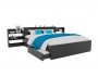 Кровать Доминика с блоком и ящиками 140 (Венге) с матрасом ГОСТ от производителя