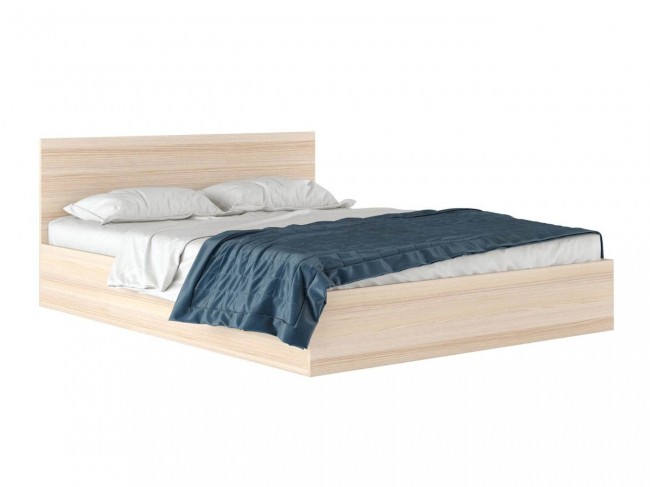 Двуспальная кровать "Виктория" 1600 дуб с матрасом ГОС фото