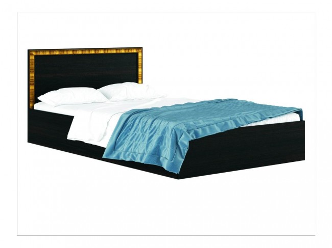 Полутороспальная кровать "Виктория-Б" с багетом 1200 в фото