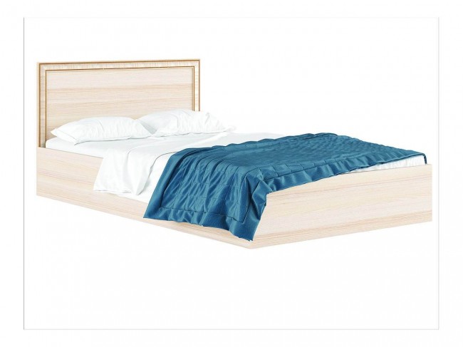 Полутороспальная кровать "Виктория-Б" 1200 с багетом д фото