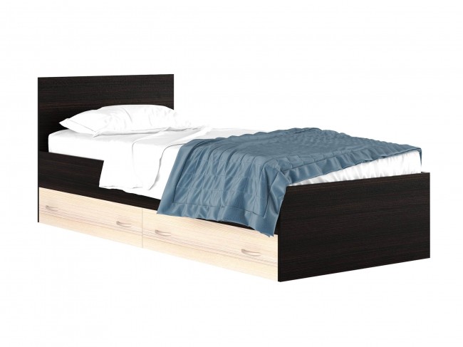Односпальная кровать "Виктория" 900 с ящиком с матрасо фото