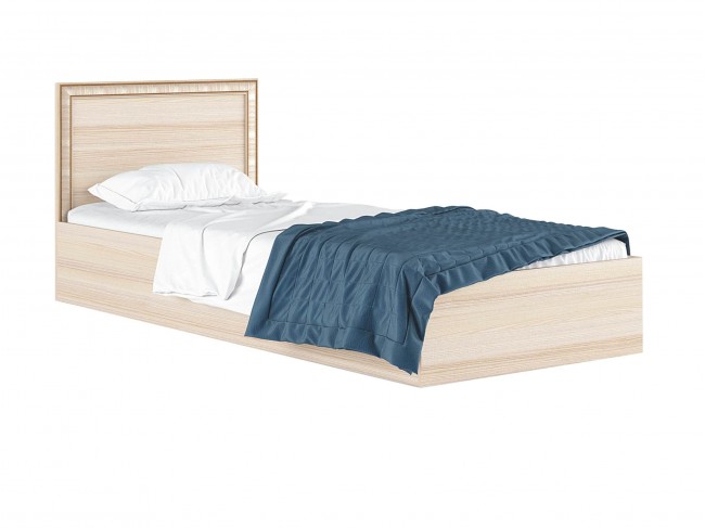 Односпальная кровать "Виктория-Б" 900 с багетом дуб  с фото