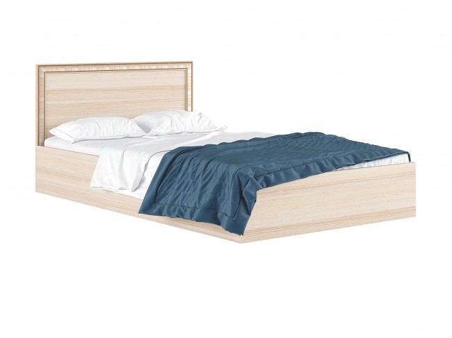 Полутороспальная кровать "Виктория-Б" 1200 дуб с багет фото