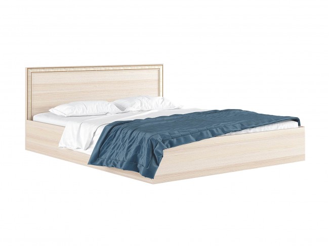 Двуспальная кровать "Виктория-Б" с багетом 1600 дуб с фото