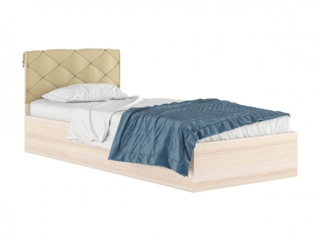 Односпальная кровать с подушкой "Виктория-П" на фото