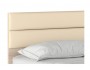Кровать "Виктория МБ" 1400 с мягким изголовьем из кожи распродажа