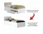 Односпальная кровать "Виктория-П" с подушкой 900 с ящи распродажа