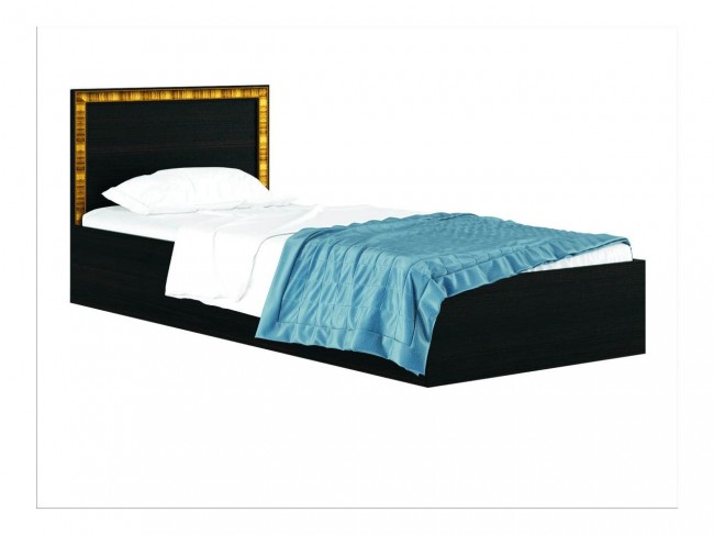 Односпальная кровать "Виктория-Б" на 900 с багетом на фото