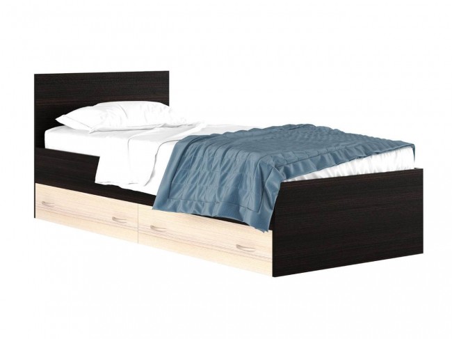 Односпальная кровать "Виктория" 800 с выдвижными ящика фото