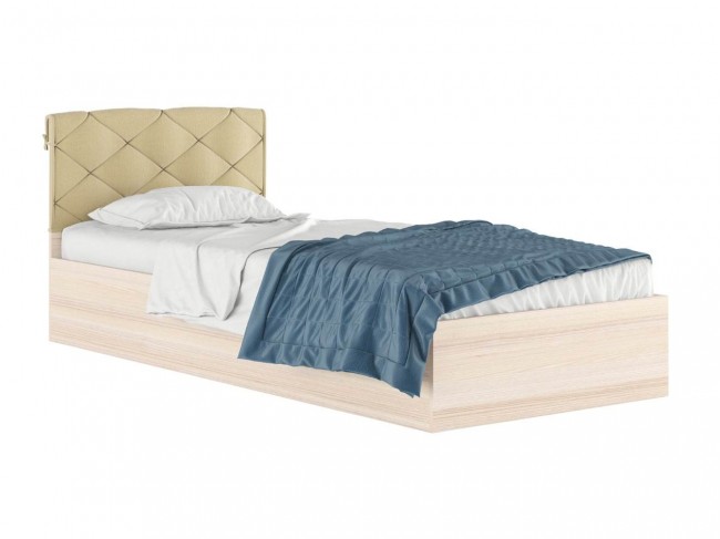 Односпальная кровать "Виктория-П" с подушкой 900 дуб с фото