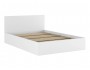 Кровать Виктория-МБ 140 с ящиками белая с матрасом ГОСТ от производителя