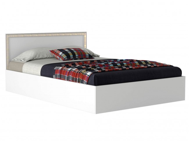 Кровать Виктория-Б 140 белая с матрасом Promo B Cocos фото