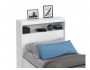 Кровать Виктория белая 90 с блоком, ящиками и матрасом ГОСТ фото
