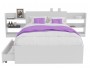 Кровать Доминика с блоком и ящиками 120 (Белый) распродажа