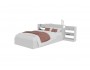 Кровать Доминика с блоком 120 (Белый) с матрасом PROMO B COCOS распродажа