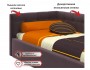 Односпальная кровать-тахта Bonna 900 шоколад ортопед.основание с распродажа