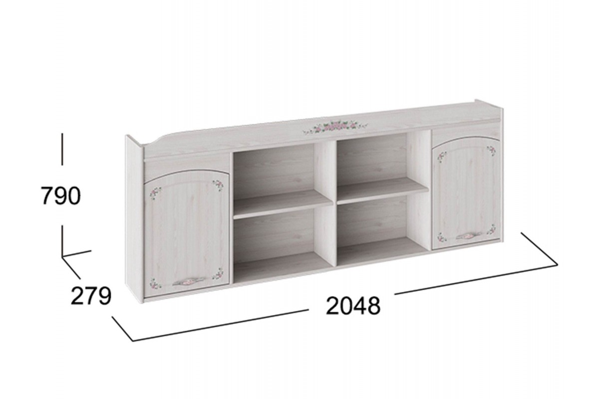 Шкаф комбинированный для одежды Ариэль ТД-280.07.22 (ТРИЯ)
