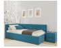 Односпальная кровать-тахта Colibri 800 синяя с подъемным механиз недорого