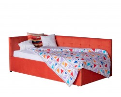 Кровать с подъемным механизмом Односпальная тахта Colibri 800 оранж