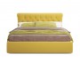 Мягкая кровать Ameli 1800 желтая с ортопедическим основанием купить