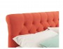 Мягкая кровать Ameli 1600 оранж с ортопедическим основанием распродажа
