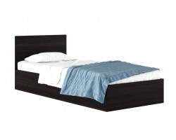 Односпальная кровать Виктория 90.1 (Венге) с матрасом ГОСТ