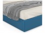 Мягкая кровать Olivia 1600 синяя с подъемным механизмом недорого