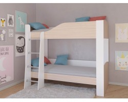 Детская кровать-домик двухъярусная Астра 2 без ящика