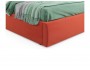 Мягкая кровать Ameli 1400 оранж с подъемным механизмом с матрасо фото