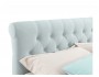 Мягкая кровать Ameli 1400 мята пастель с подъемным механизмом с  распродажа