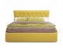 Мягкая кровать Ameli 1400 желтая с подъемным механизмом с матрас купить