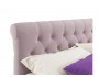Мягкая кровать Ameli 1400 лиловая с подъемным механизмом с матра распродажа