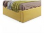 Мягкая кровать Ameli 1400 желтая с подъемным механизмом с матрас распродажа