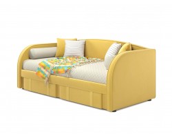 Основание для кровати Мягкая Elda 900 желтая с ортопедическим