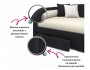 Мягкая кровать Elda 900 темная с ортопедическим основанием распродажа