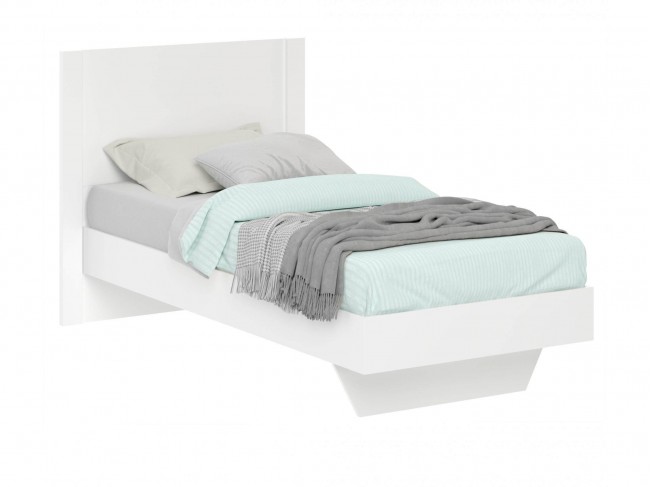 Кровать Берта 120 белая с матрасом АСТРА фото