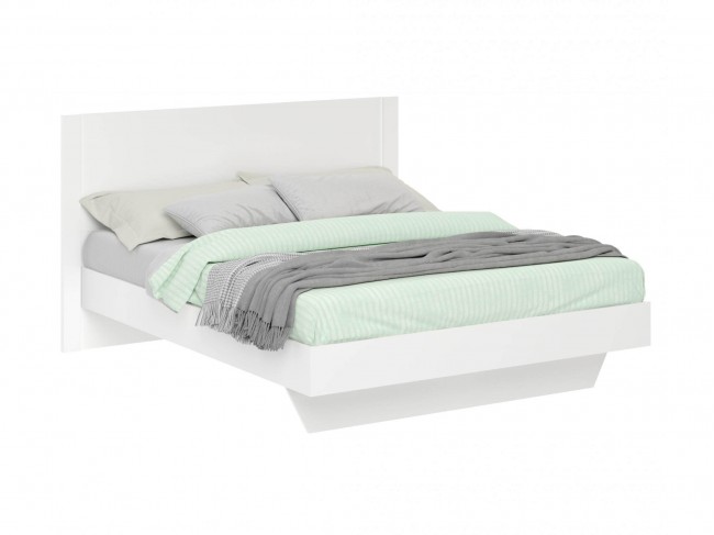 Кровать Берта 160 белая с матрасом АСТРА фото