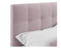 Мягкая кровать Selesta 900 лиловая с подъемным механизмом от производителя