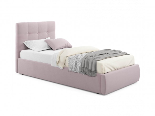 Мягкая кровать Selesta 900 лиловая с подъемным механизмом фото