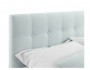 Мягкая кровать Selesta 1600 мята пастель с подъемным механизмом недорого