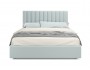 Мягкая кровать Olivia 1400 мята пастель с подъемным механизмом недорого